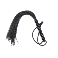 SILICONE FLOGGER BLACK